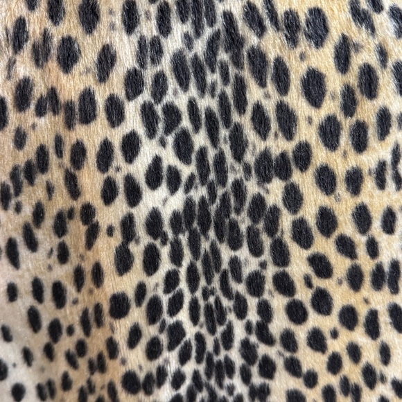 Vtg Halldon Ltd Leopard Cheetah Print Faux Fur Coat MCM Jacket Womens M? 60s - Picture 4 of 16